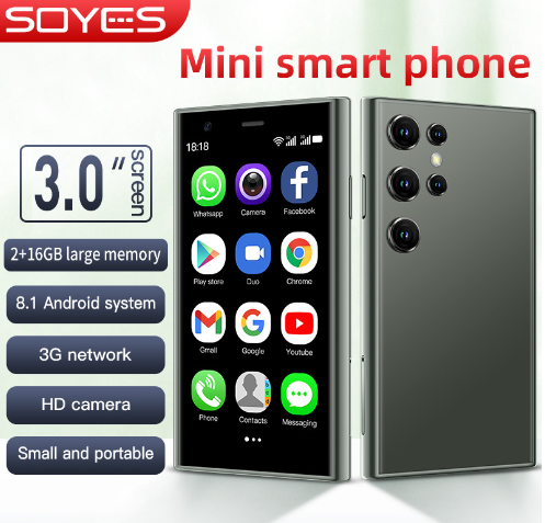 Kiddie Smartphone Mini XS15 – Compact 3" Android Kids Phone, Dual SIM, Wi-Fi