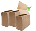 Brown Unbleached Z-Fold Paper Towels - 1000ct | All-Natural Recycled Multifold Paper Towel Refills Bulk - For Schools Workplace Home Kitchen