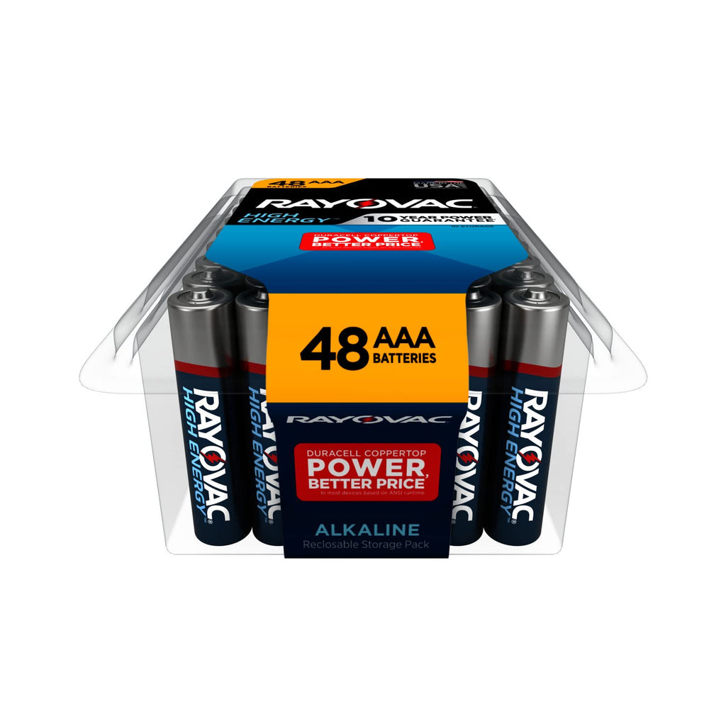 Rayovac AAA Batteries Alkaline Triple A Batteries (48 Battery Count)