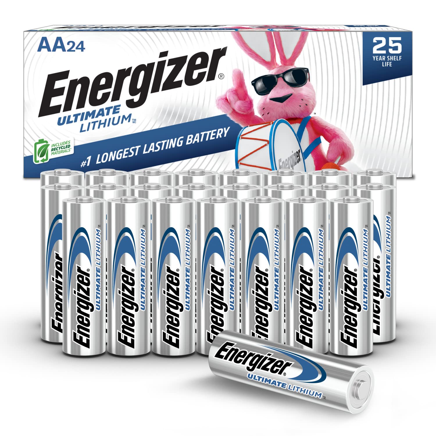 Energizer Ultimate Lithium AA Batteries (1 Pack) 1.5V Lithium Double A Batteries