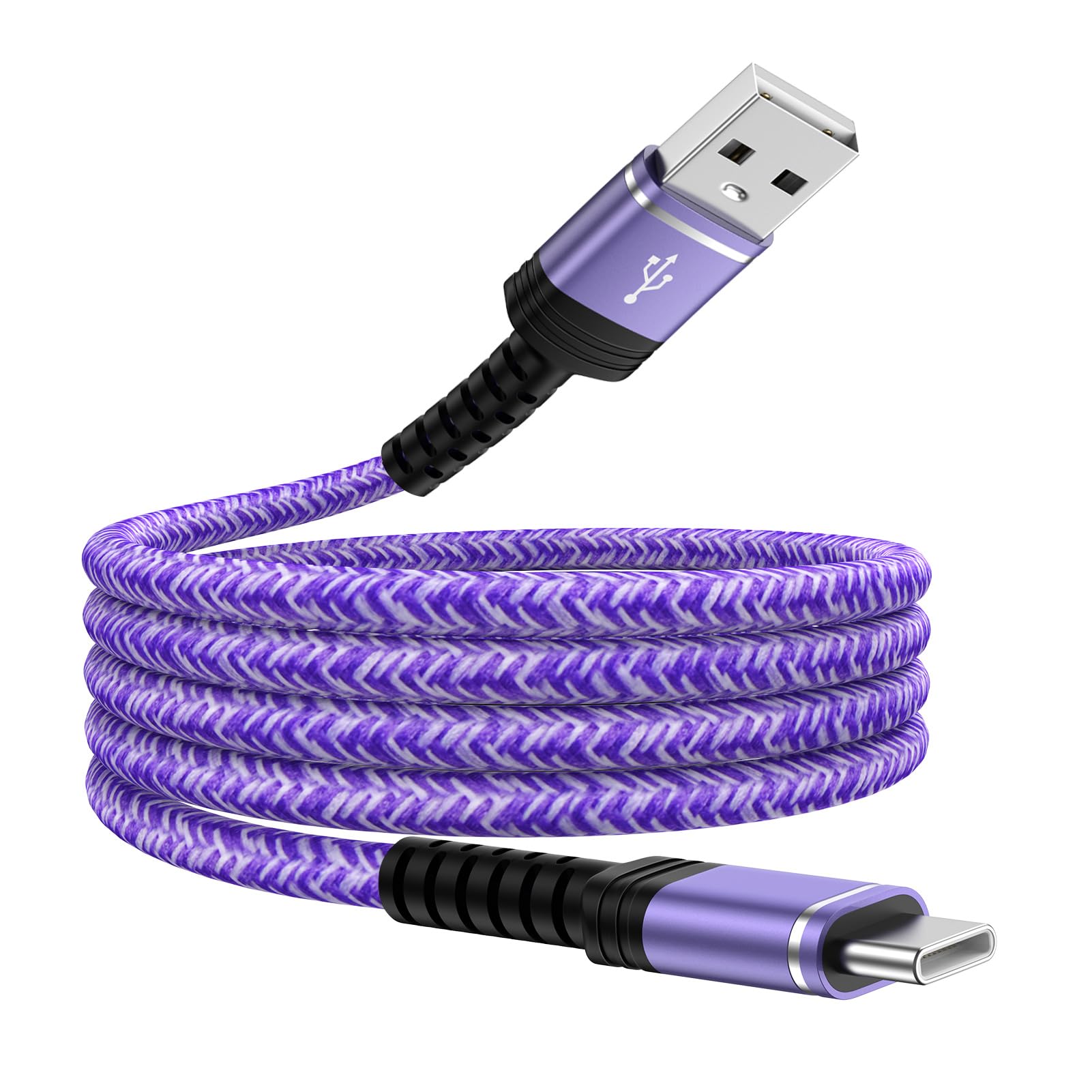 USB C Fast Charging Cable Compatible with iPhone 16 Pro Max/16 Plus/16 Pro/16 156FT 3.1A Android Charger Cord Type A to C Phone Power Cord for Samsung Galaxy A15 Z Fold 6 Flip 6 A35 A55 A25 S24 Ultra