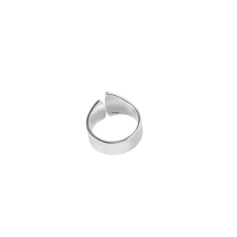 925 Sterling Silver Women's Cold Wind Ring